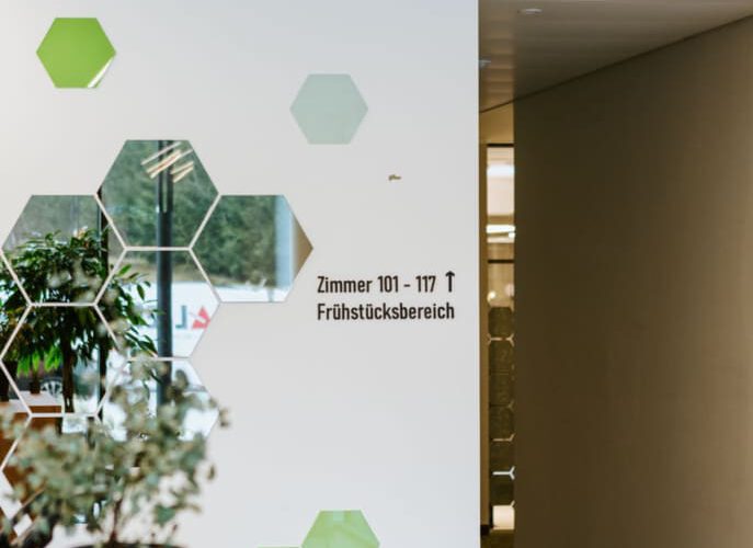 Hotel BE GREEN Hotel BE GREEN Beschriftung