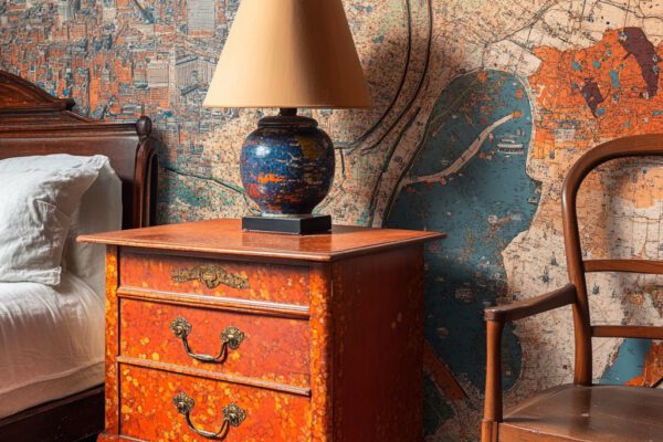 kork_map cork wallcovering printed with large scale road map of London --chaos 35 --stylize 300 --weird 1000 --v 6.1 Job ID: c7983e39-0b2a-42f2-946f-3784e7a40c9d